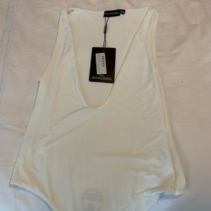 Deep V-Neck Bodysuit